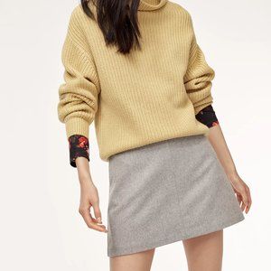 Wilfred Wool Blend Mini Skirt w/ Pockets